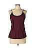 Lucky Brand 100% Cotton Burgundy Tank Top Size L - photo 1