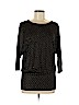 Maje Black 3/4 Sleeve Top Size Med (2) - photo 1