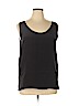 Adrianna Papell 100% Silk Black Sleeveless Silk Top Size XL - photo 1