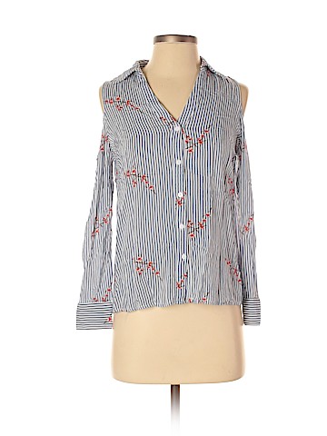 Skies Are Blue Long Sleeve Blouse (view 1)