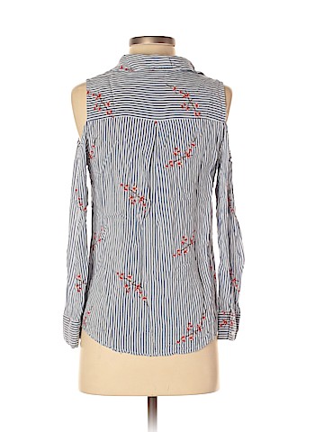 Skies Are Blue Long Sleeve Blouse (view 2)