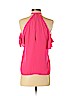 Amanda Uprichard 100% Polyester Pink Short Sleeve Blouse Size P (petite) - photo 2