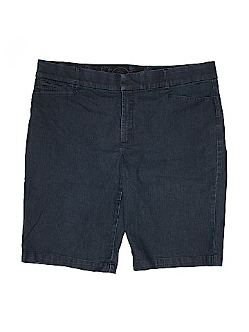 JM Collection Denim Shorts (view 1)