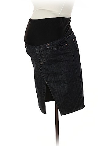 7 For All Mankind Denim Skirt (view 1)