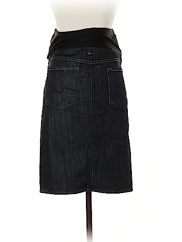 7 For All Mankind Denim Skirt (view 2)