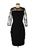 Carmen Marc Valvo 100% Polyester Black Cocktail Dress Size 10 - photo 1