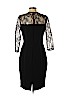 Carmen Marc Valvo 100% Polyester Black Cocktail Dress Size 10 - photo 2