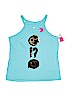 Total Girl 100% Cotton Graphic Blue Tank Top Size 20 - photo 1