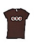 American Apparel 100% Combed Cotton Graphic Brown Short Sleeve T-Shirt Size M (youth) - photo 1