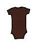Carter's 100% Cotton Brown Short Sleeve Onesie Size Newborn - photo 2