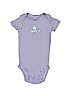 Carter's 100% Cotton Purple Short Sleeve Onesie 3-6 MO / 6 MO - photo 1