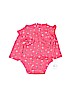 Carter's 100% Cotton Pink Long Sleeve Onesie 3-6 MO / 6 MO - photo 1