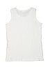 Unbranded 100% Cotton White Tank Top Size 7 - 8 - photo 2
