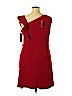Teri Jon by Rickie Freeman 100% Polyester Red Cocktail Dress Size 16 - photo 2