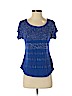 Apt. 9 Blue Short Sleeve T-Shirt Size XS (petite) - photo 1