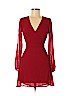 Lulu's 100% Polyester Red Cocktail Dress Size S - photo 1