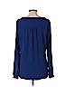 41Hawthorn 100% Polyester Blue Long Sleeve Blouse Size L - photo 2