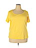 Jones New York Sport 100% Cotton Yellow Short Sleeve T-Shirt Size P (petite) - photo 1