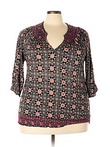 Lucky Brand 3/4 Sleeve Blouse (view 1)