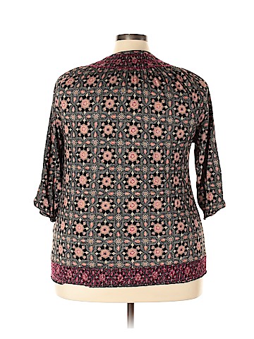 Lucky Brand 3/4 Sleeve Blouse (view 2)