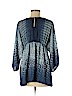 Romeo & Juliet Couture 100% Polyester Blue 3/4 Sleeve Blouse Size M - photo 2
