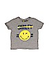 Smiley 100% Cotton Graphic Gray Short Sleeve T-Shirt Size 2 - 3 - photo 1