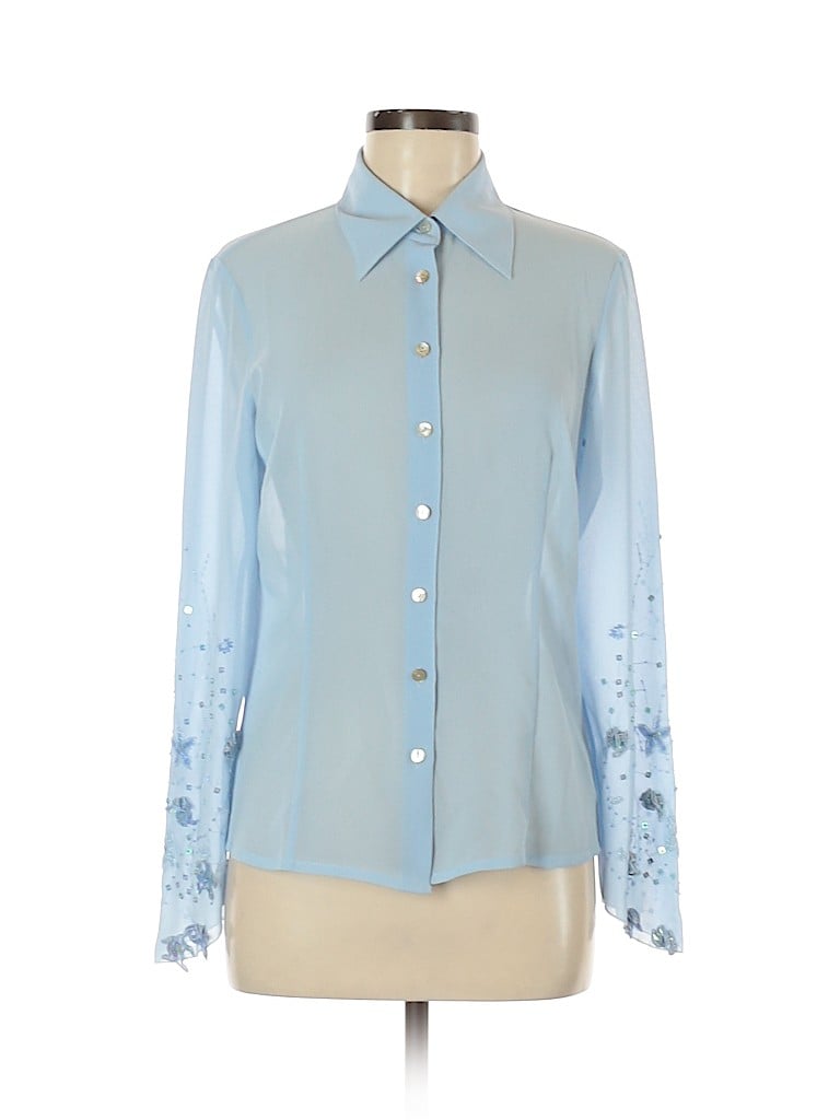 polyester long sleeve blouses