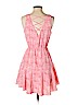 Aqua 100% Polyester Pink Casual Dress Size S - photo 2