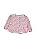 Old Navy 100% Cotton Pink Long Sleeve Button-Down Shirt Size 12-18 mo - photo 2