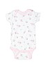 Wonder Nation 100% Cotton White Short Sleeve Onesie 9-12 MO / 12 MO - photo 1