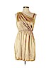 Jump 100% Polyester Gold Cocktail Dress Size L - photo 1