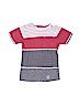 Distortion Custom Rags Stripes Red Short Sleeve T-Shirt Size 5 - photo 1