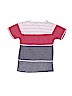 Distortion Custom Rags Stripes Red Short Sleeve T-Shirt Size 5 - photo 2
