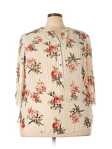 Sara Michelle 3/4 Sleeve Blouse (view 1)