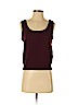 St. John Burgundy Sleeveless Top Size P (petite) - photo 1