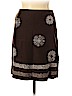 Ann Taylor LOFT Brown Silk Skirt Size 14 (petite) - photo 1