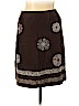 Ann Taylor LOFT Brown Silk Skirt Size 14 (petite) - photo 2