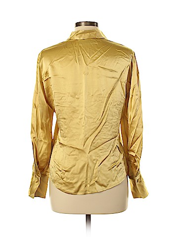 Linda Allard Ellen Tracy Long Sleeve Silk Top (view 2)