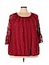 GNW Red 3/4 Sleeve Top Size P (petite) - photo 1