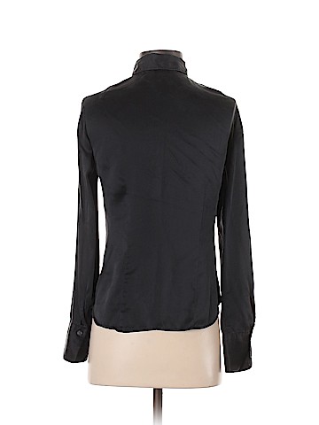 NY&Co Long Sleeve Silk Top (view 2)