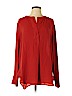 Banana Republic 100% Polyester Orange Long Sleeve Blouse Size XL - photo 1