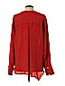 Banana Republic 100% Polyester Orange Long Sleeve Blouse Size XL - photo 2