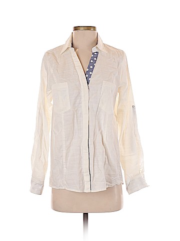 Skies Are Blue Long Sleeve Button-Down Shirt (view 1)