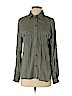 American Eagle Outfitters 100% Cotton Green Long Sleeve Button-Down Shirt Size S (petite) - photo 1