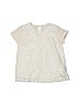 Zara Kids Ivory Short Sleeve Top Size 6 - photo 1