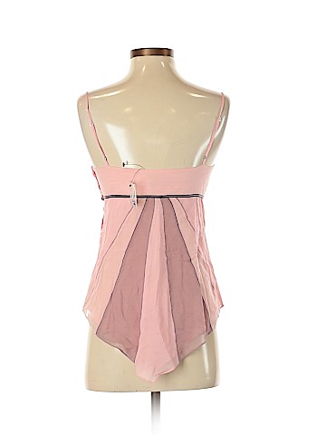 BCBGMAXAZRIA Sleeveless Silk Top (view 2)