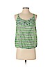 Ann Taylor LOFT Outlet 100% Cotton Green Sleeveless Blouse Size XS (petite) - photo 1