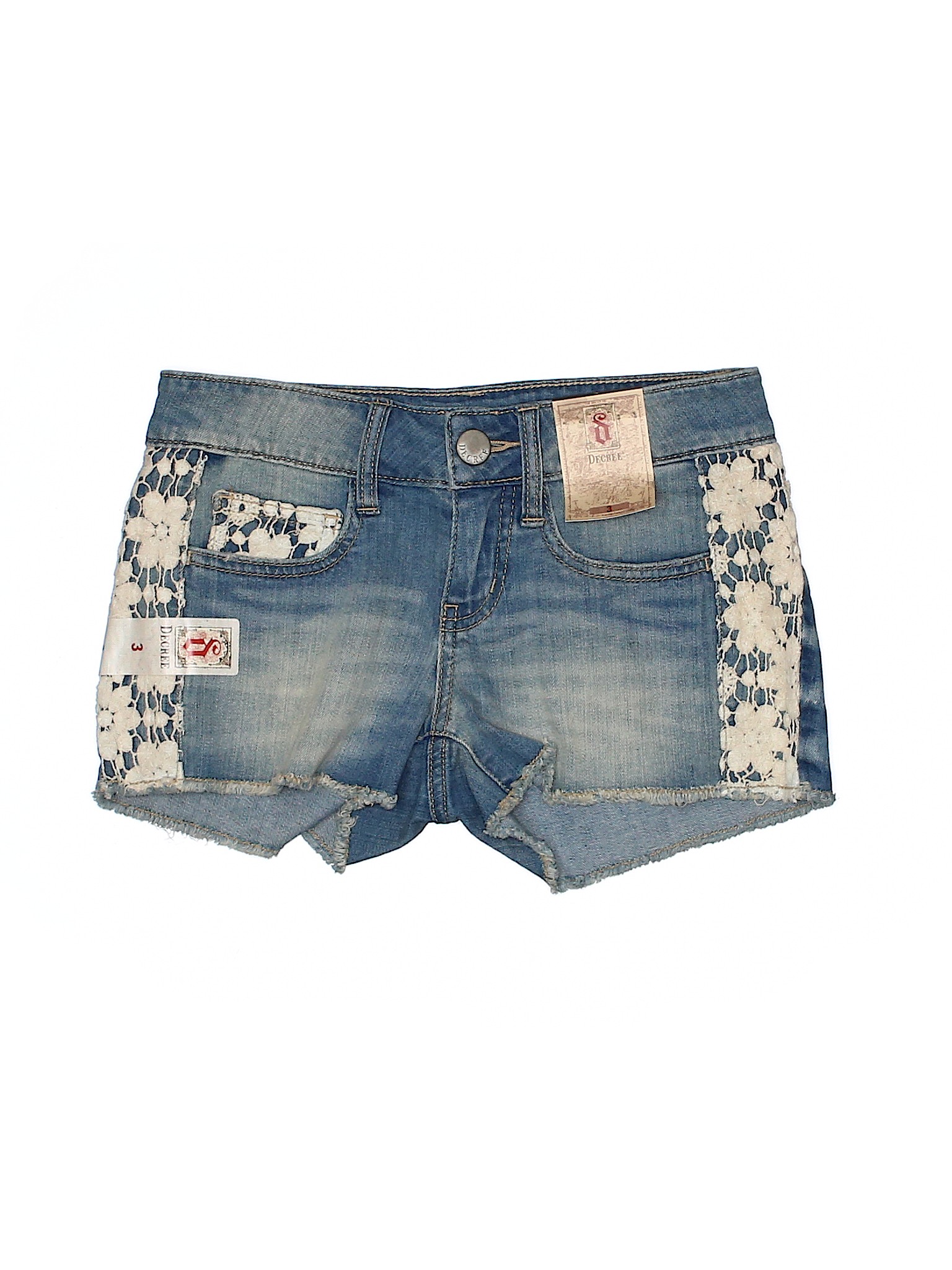 Decree Shorts NWT 3 Women Details Blue about Denim