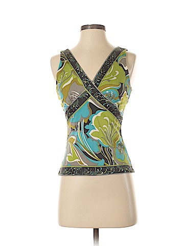 Elie Tahari Sleeveless Silk Top (view 1)