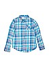 Cat & Jack 100% Cotton Blue Long Sleeve Button-Down Shirt Size 14 - 16 - photo 1